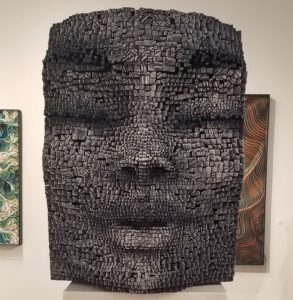 Art Basel Face Sculpture